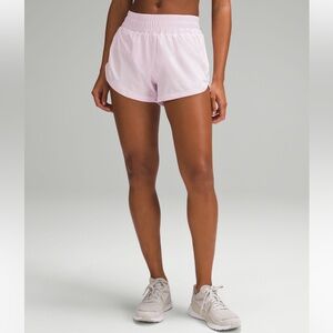 LULULEMON | Pink Track That Hugh Rise Lined 3” Shorts